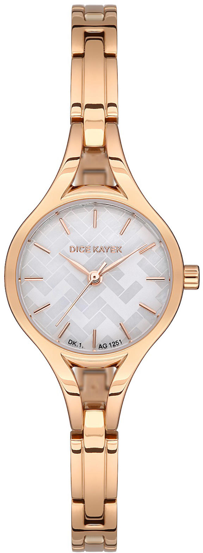 Dice Kayek DK.1.AG1251.01 36 mm Rose Gold Çelik Kordon Analog Kadın Kol Saati