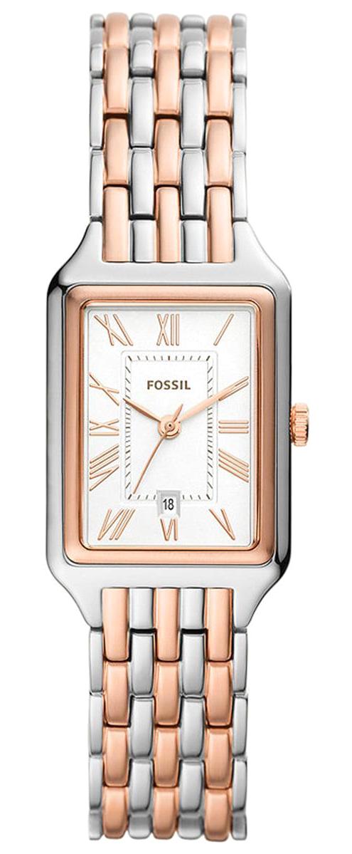 Fossil FES5222 28 mm Gri-Rose Gold Çelik Kordon Analog Kadın Kol Saati