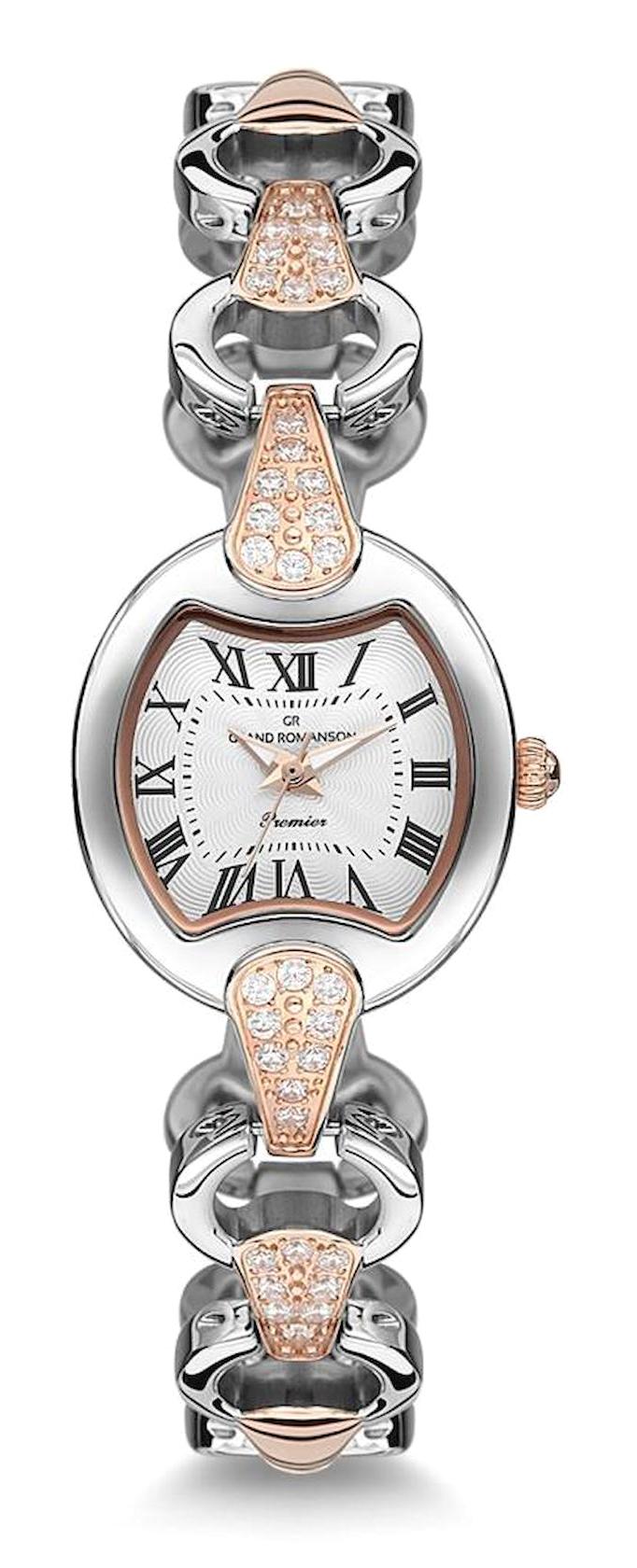 Grand Romanson GR.1.AF1017.04 36 mm Beyaz Çelik Kordon Analog Kadın Kol Saati