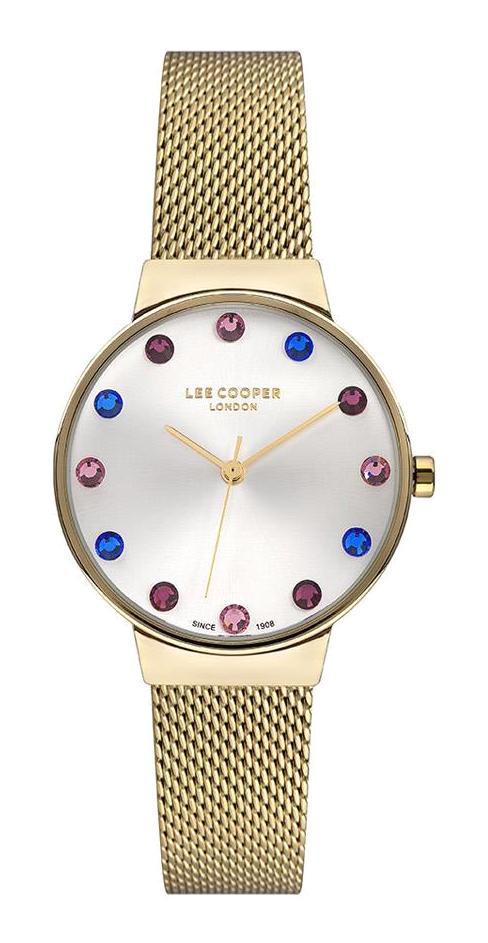 Lee Cooper LC07307.130 40 mm Altın Metal Kordon Analog Kadın Kol Saati