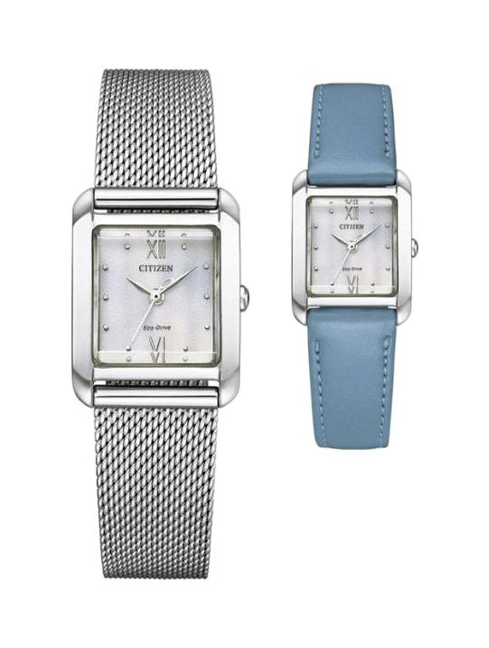 Citizen ECO-DRİVE EW5590-62A 21.5 mm Gri Metal Kordon Analog Kadın Kol Saati