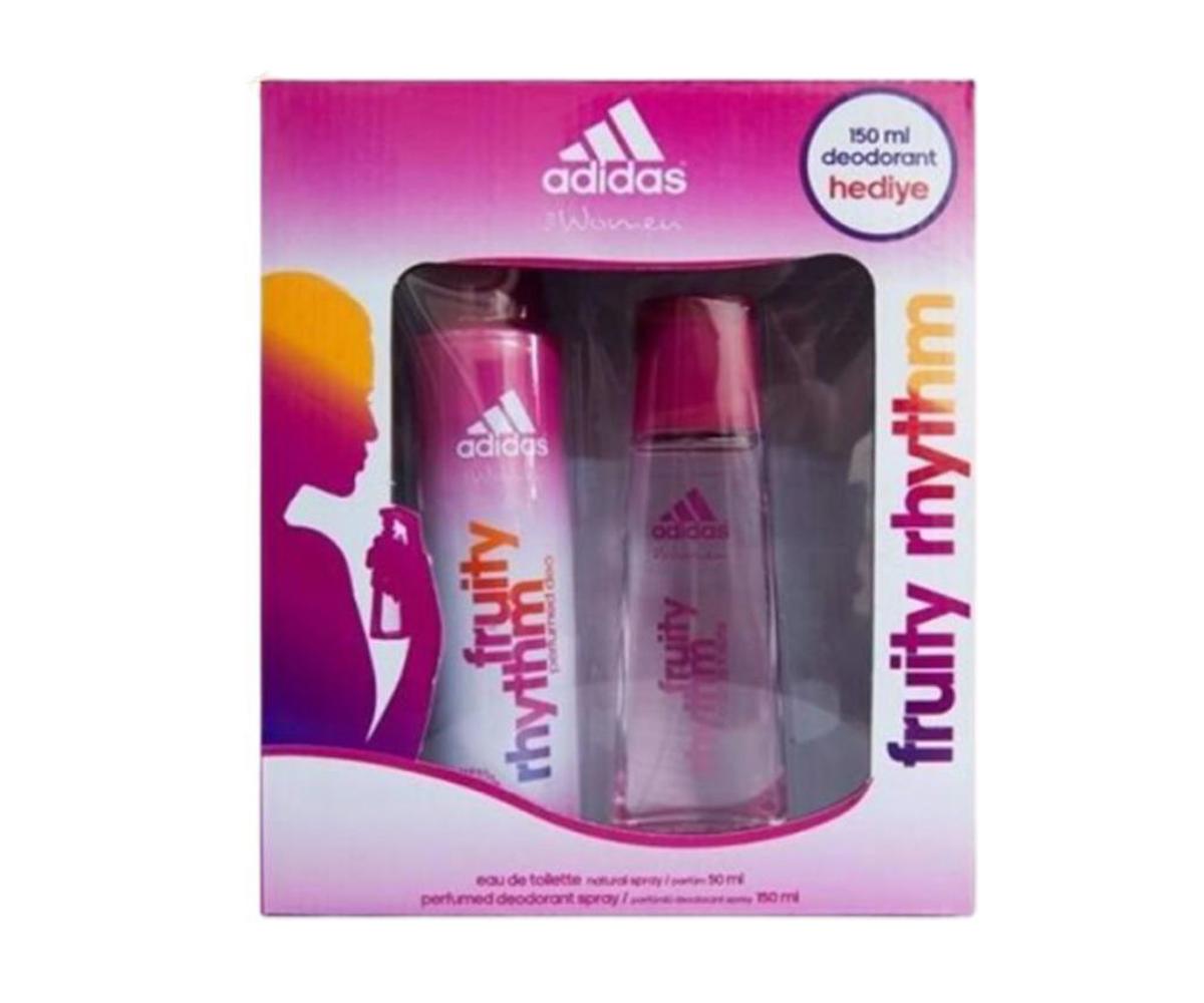 Adidas Fruity Rhythm İkili Kadın Parfüm Deodorant Seti EDT