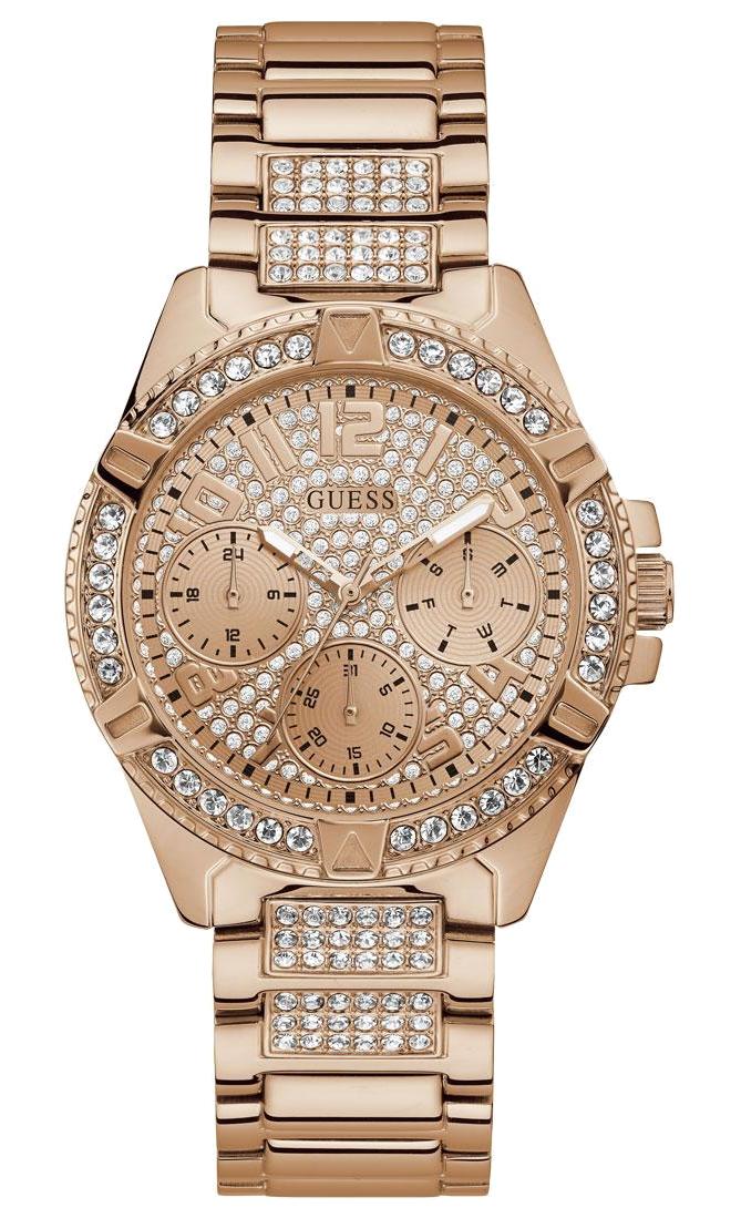Guess GUW1156L3 Takvimli 40 mm Rose Gold Çelik Kordon Analog Kadın Kol Saati