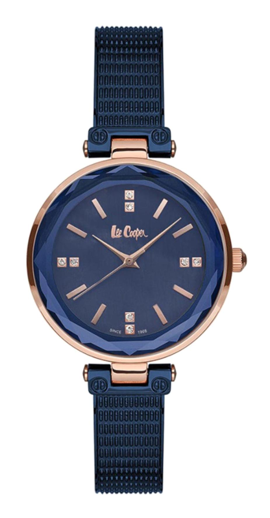 Lee Cooper LC06775.490 40 mm Lacivert Çelik Kordon Analog Kadın Kol Saati