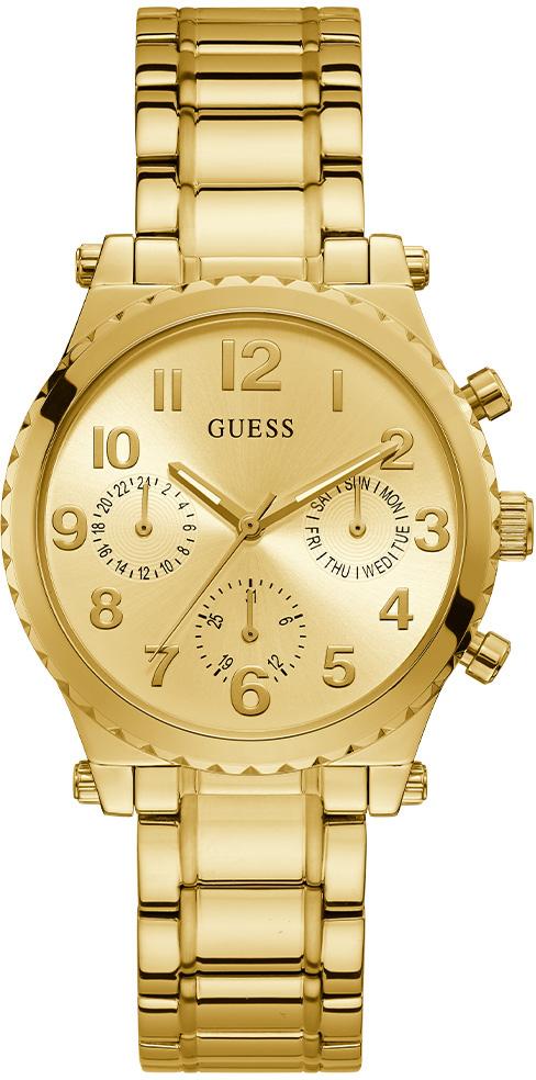 Guess GUGW0035L2 Takvimli 38 mm Sarı Çelik Kordon Analog Kadın Kol Saati