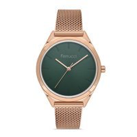 Ferrucci FER.03301H.04 35 mm Rose Gold Çelik-Hasır Kordon Analog Kadın Kol Saati