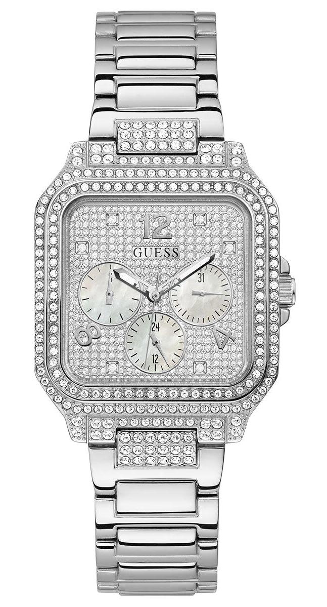 Guess GUGW0472L1 Takvimli 35 mm Gri Çelik Kordon Analog Kadın Kol Saati