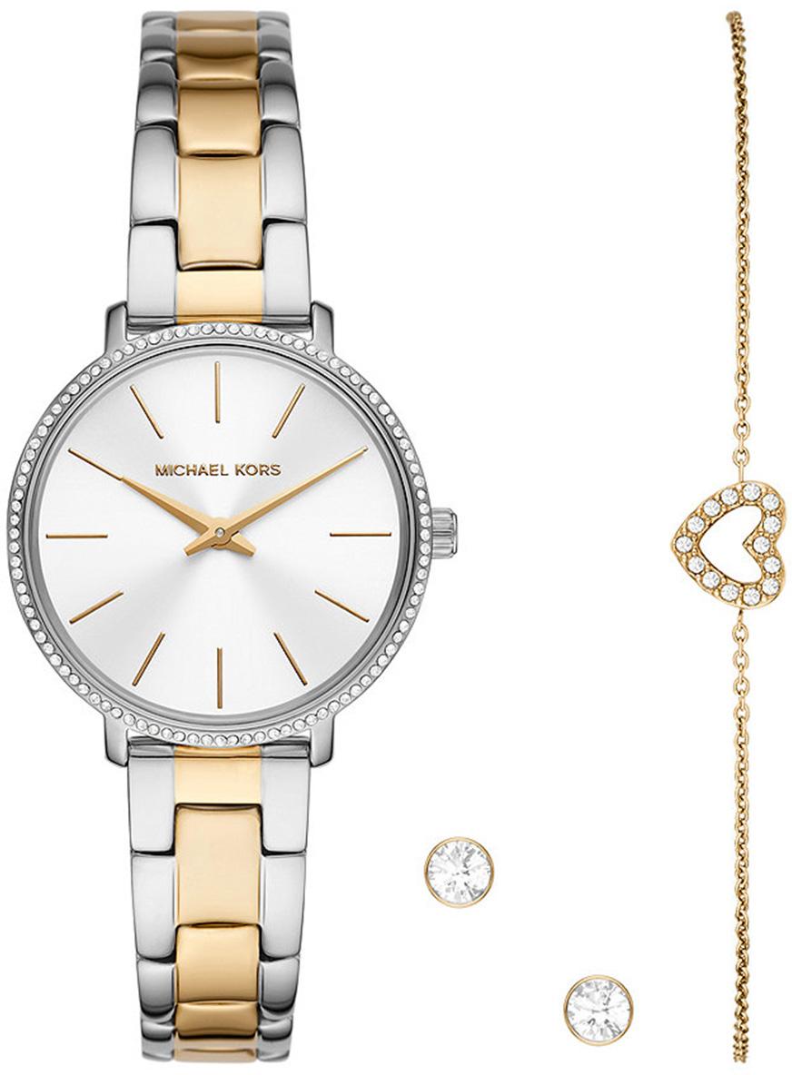 Michael Kors MK1041 32 mm Altın-Gri Çelik Kordon Analog Kadın Kol Saati