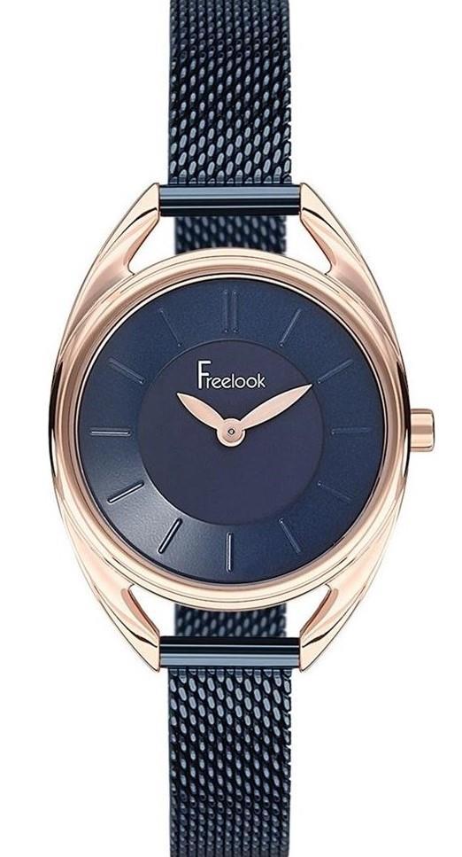 Freelook F.9.1007.01 38 mm Lacivert Çelik Kordon Analog Kadın Kol Saati