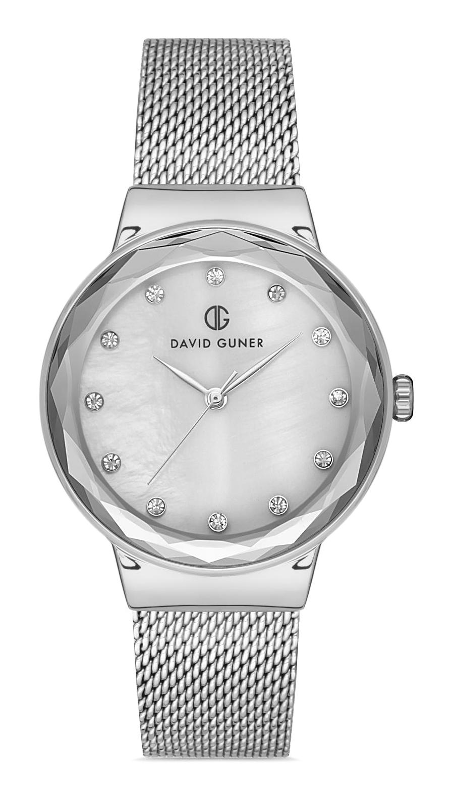 David Guner DG-8100LC-A1 33 mm Gri Çelik Kordon Analog Kadın Kol Saati