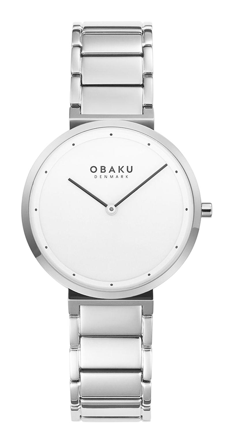 Obaku Denmark V258LXCISC 34 mm Gri Çelik Kordon Analog Kadın Kol Saati