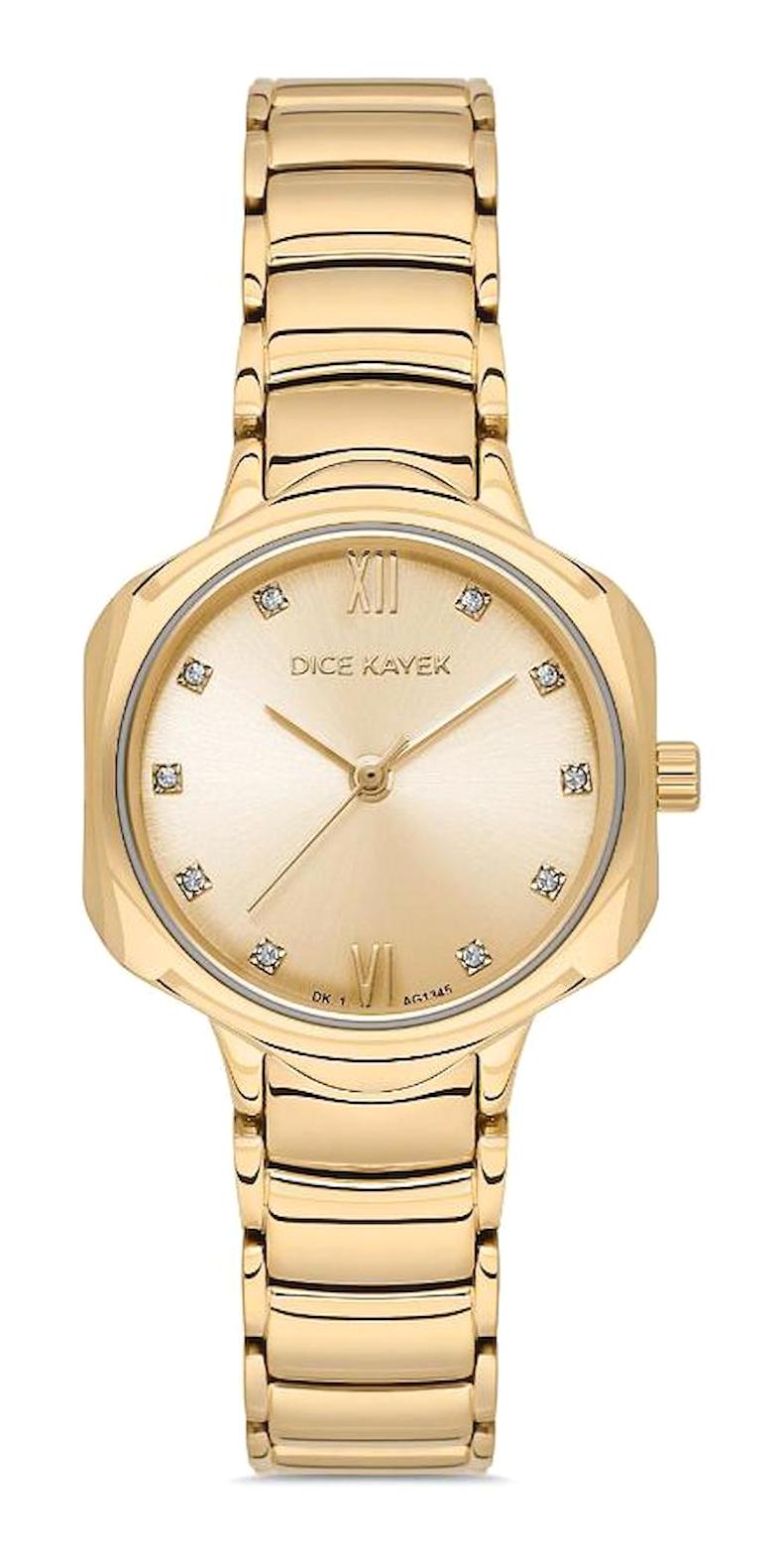 Dice Kayek DK.1.AG1345.08 28 mm Rose Gold Çelik Kordon Analog Kadın Kol Saati