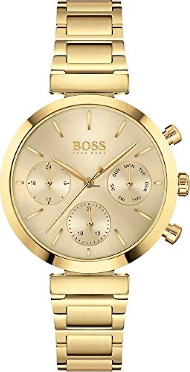 Hugo Boss HB1502532 Takvimli 38 mm Altın Çelik Kordon Analog Kadın Kol Saati