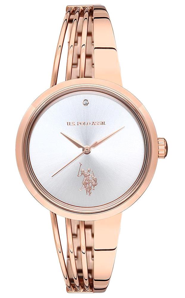 U.S. Polo Assn USPA2001-01 35 mm Rose Gold Çelik Kordon Analog Kadın Kol Saati