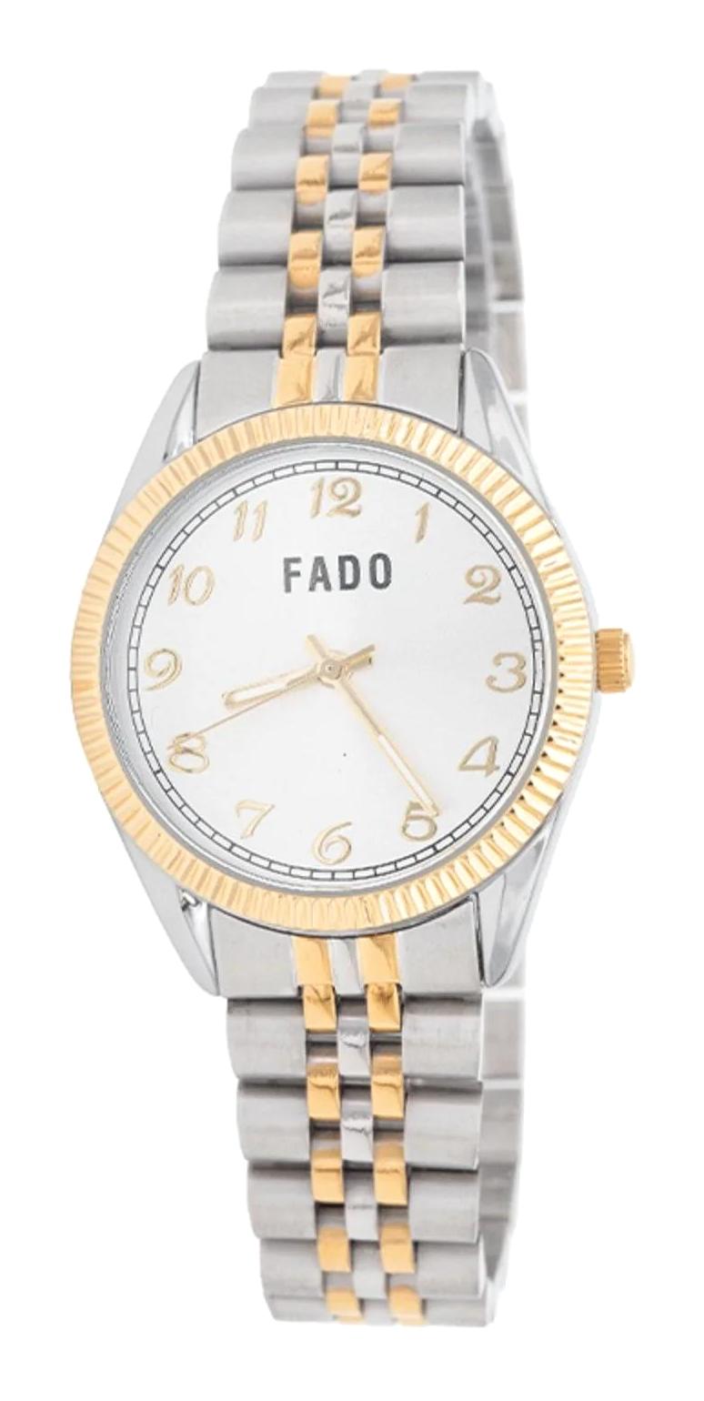 Q&Q RH 0205 36 mm Altın-Gri Çelik Kordon Analog Kadın Kol Saati
