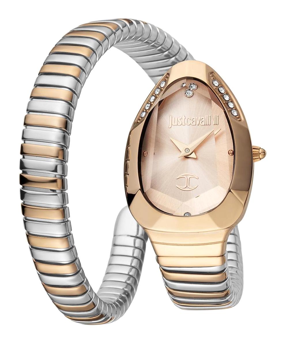 Just Cavalli JC1L208M0075 22 mm Gri-Rose Gold Çelik Kordon Analog Kadın Kol Saati