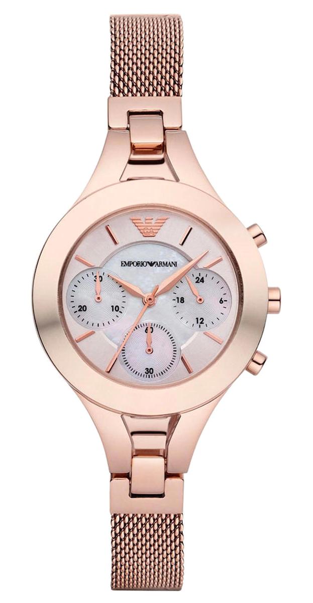 Emporio Armani AR7391 Takvimli 34 mm Rose Gold Çelik Kordon Analog Kadın Kol Saati