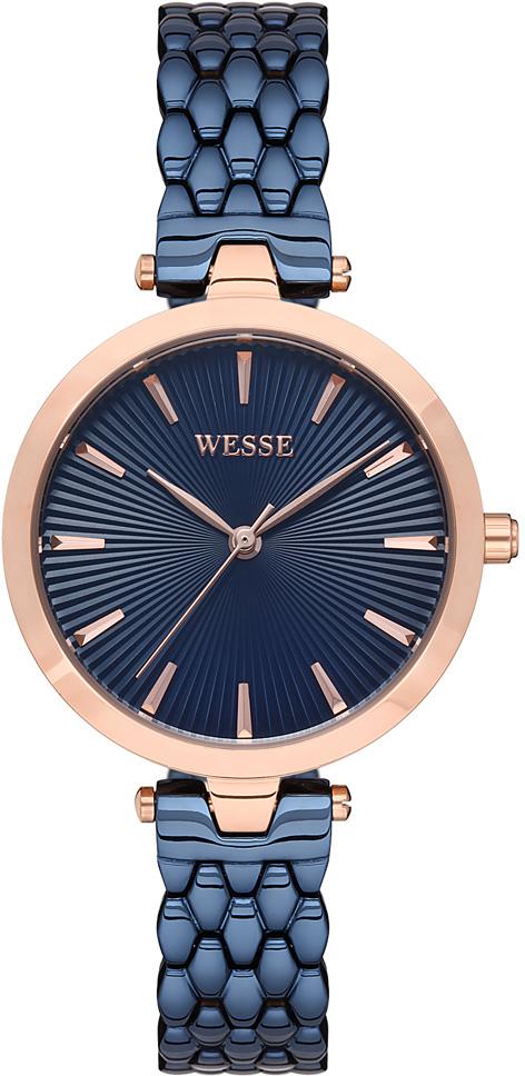 Wesse WWL302001 32 mm Lacivert Çelik Kordon Analog Kadın Kol Saati