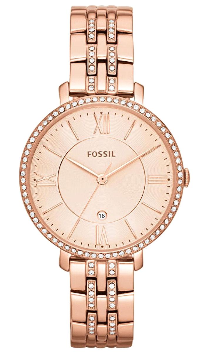 Fossil FES3546 36 mm Rose Gold Çelik Kordon Analog Kadın Kol Saati