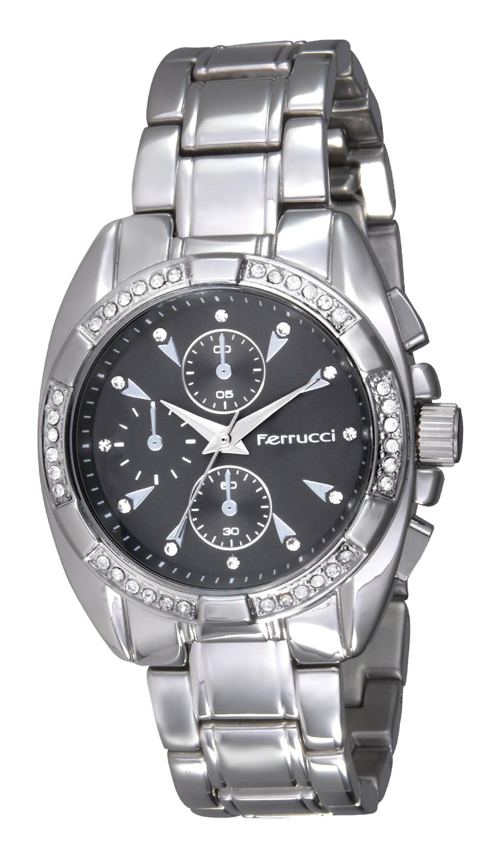 Ferrucci 5FM339 38 mm Gri Metal Kordon Analog Kadın Kol Saati