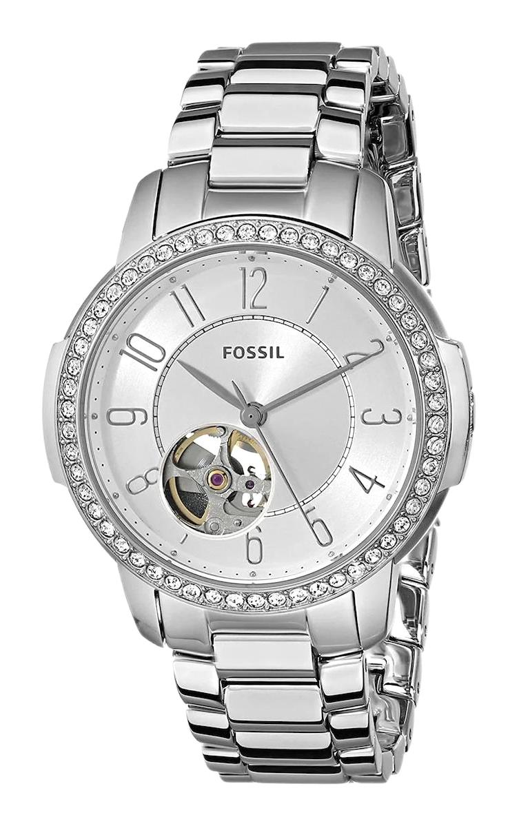 Fossil ME3057 38 mm Gri Çelik Kordon Analog Kadın Kol Saati