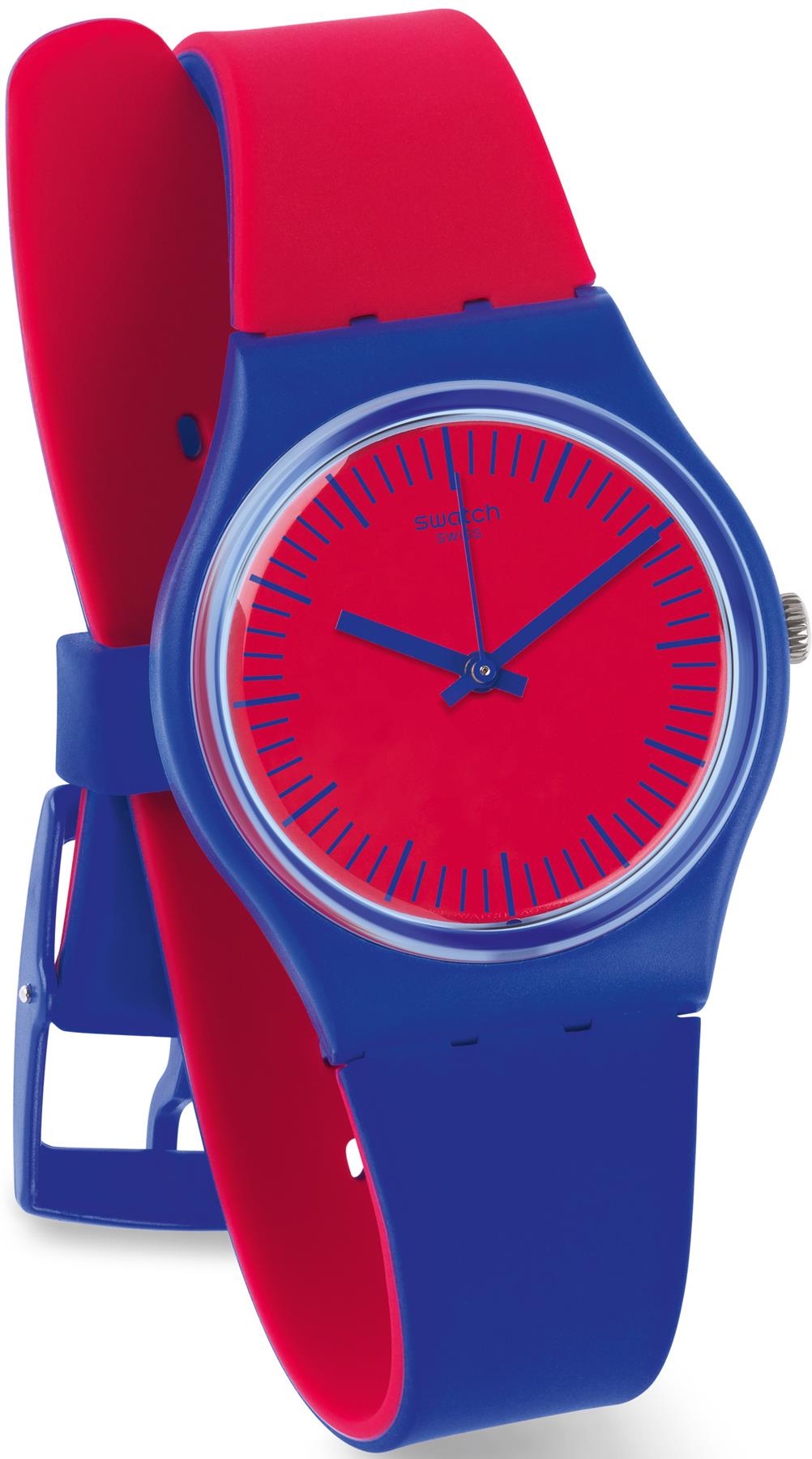 Swatch GS148 34 mm Mavi Plastik Kordon Analog Kadın Kol Saati