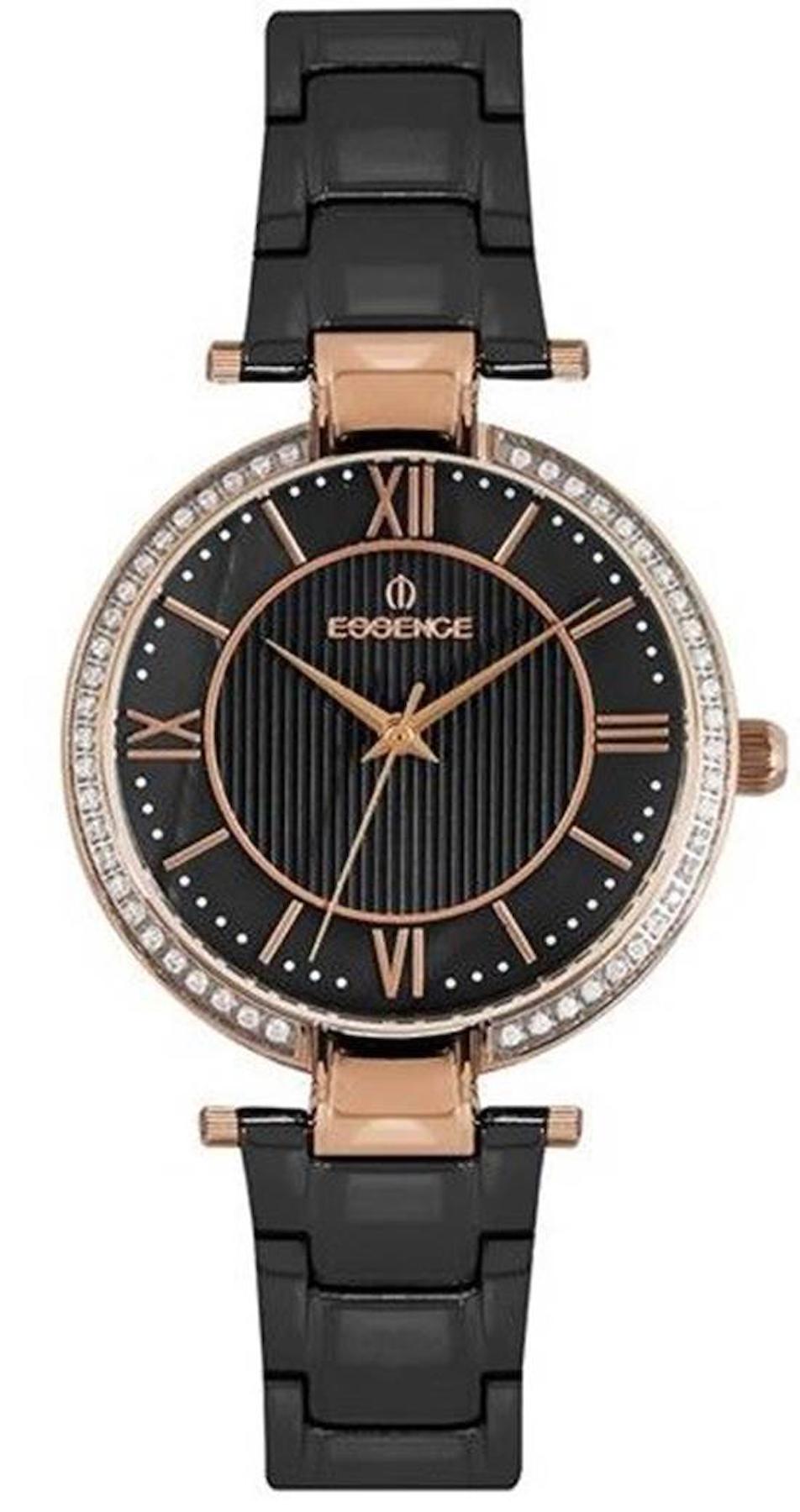 Essence ES6504FE.850 33 mm Siyah Çelik Kordon Analog Kadın Kol Saati