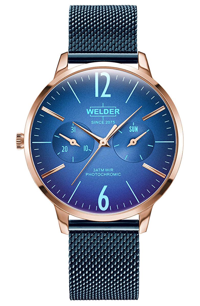 Welder Watch WWRS631 36 mm Lacivert Çelik Kordon Analog Kadın Kol Saati