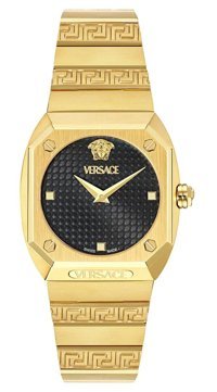 Versace VRSCVE9E00524 35-37 mm Altın Çelik Kordon Analog Kadın Kol Saati