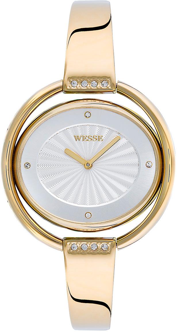 Wesse WWL3001-04SS 30 mm Krem Çelik Kordon Analog Kadın Kol Saati