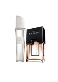 Avon Black Suede İkili Erkek-Kadın Parfüm Seti EDT + Pur Blanca Kadın Parfüm