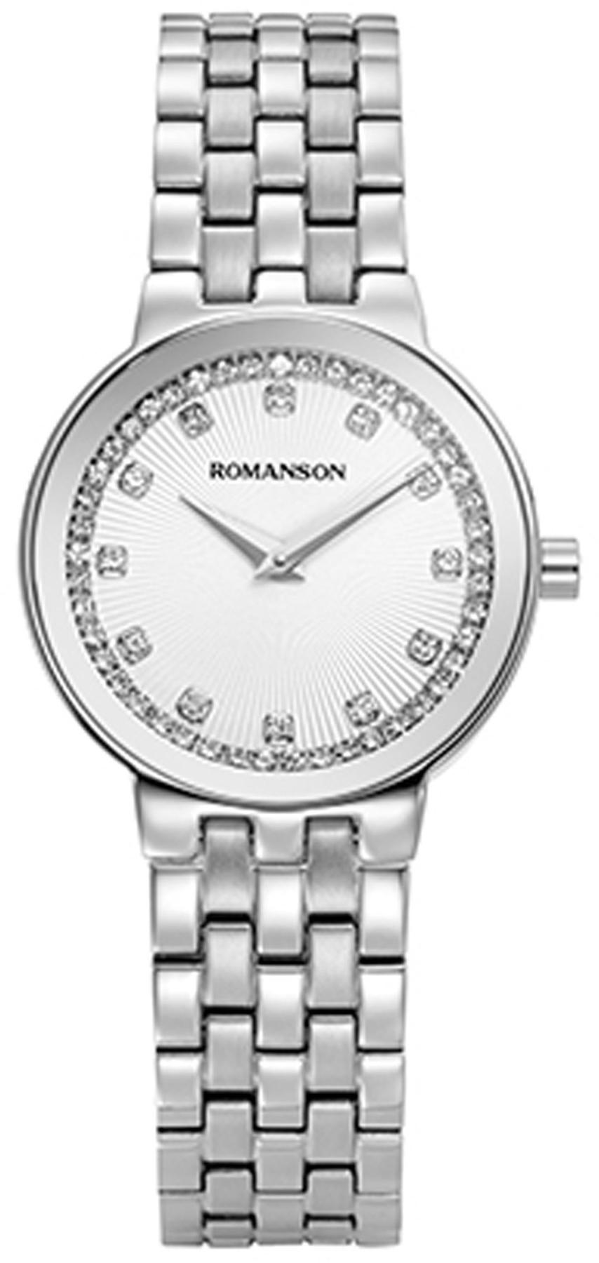 Romanson RM2B73QLWWA12W 32 mm Gri Çelik Kordon Analog Kadın Kol Saati
