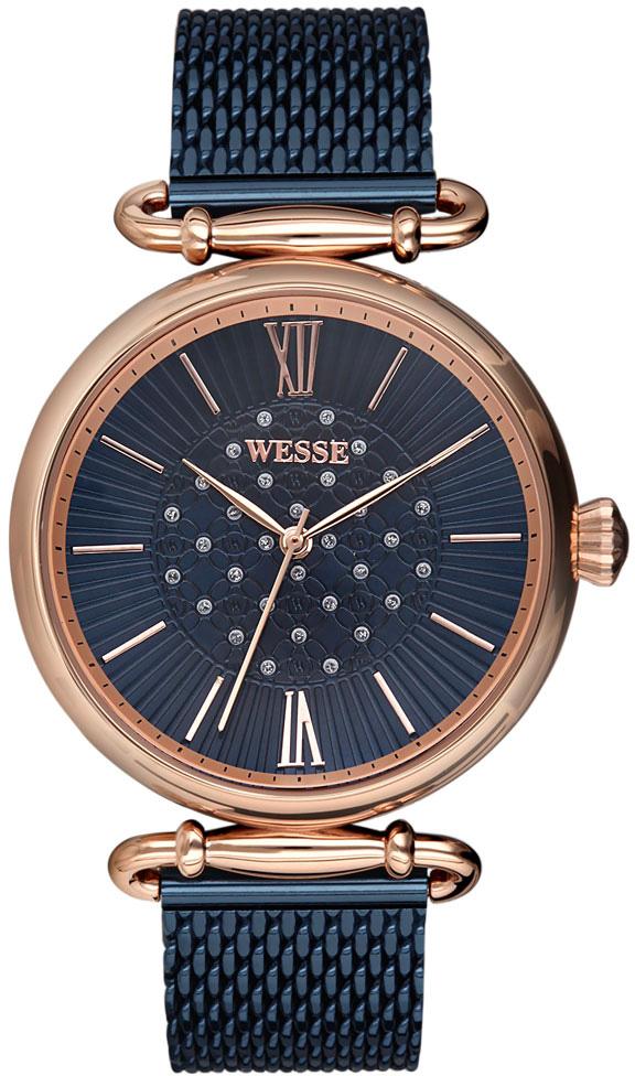 Wesse WWL1049-04 38 mm Lacivert Çelik Kordon Analog Kadın Kol Saati