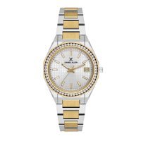 Daniel Klein DK.1.13716.6 Takvimli 35 mm Altın-Gri Çelik Kordon Analog Kadın Kol Saati