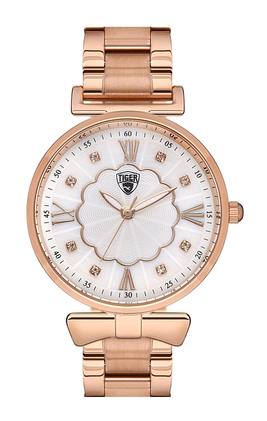 Tiger 565C 20-25 mm Rose Gold Çelik Kordon Analog Kadın Kol Saati