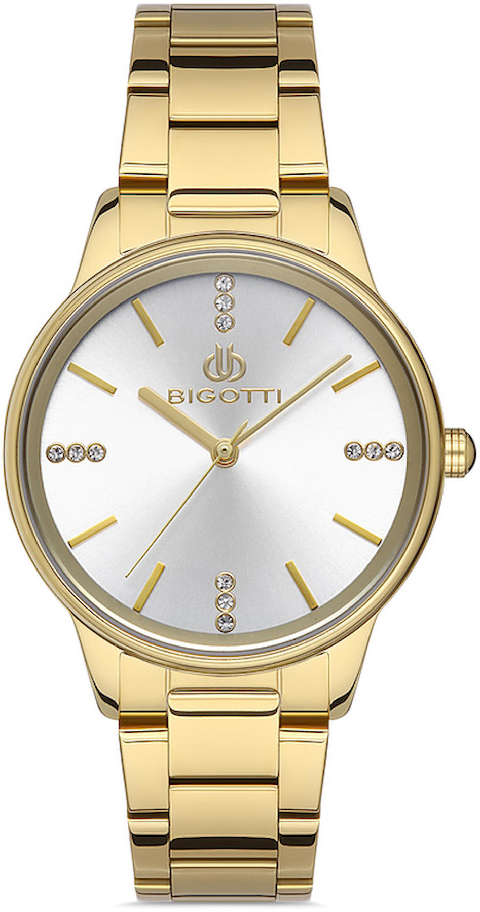 Bigotti BG.1.10389.3 38 mm Altın Çelik Kordon Analog Kadın Kol Saati