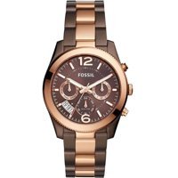 Fossil ES4284 39 mm Kahverengi Çelik Kordon Analog Kadın Kol Saati
