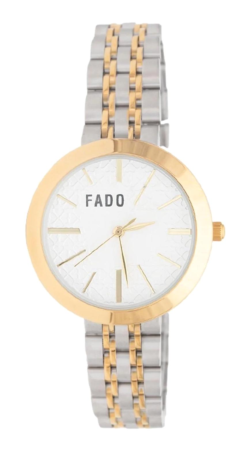 Q&Q RH 0204 36 mm Altın-Gri Çelik Kordon Analog Kadın Kol Saati