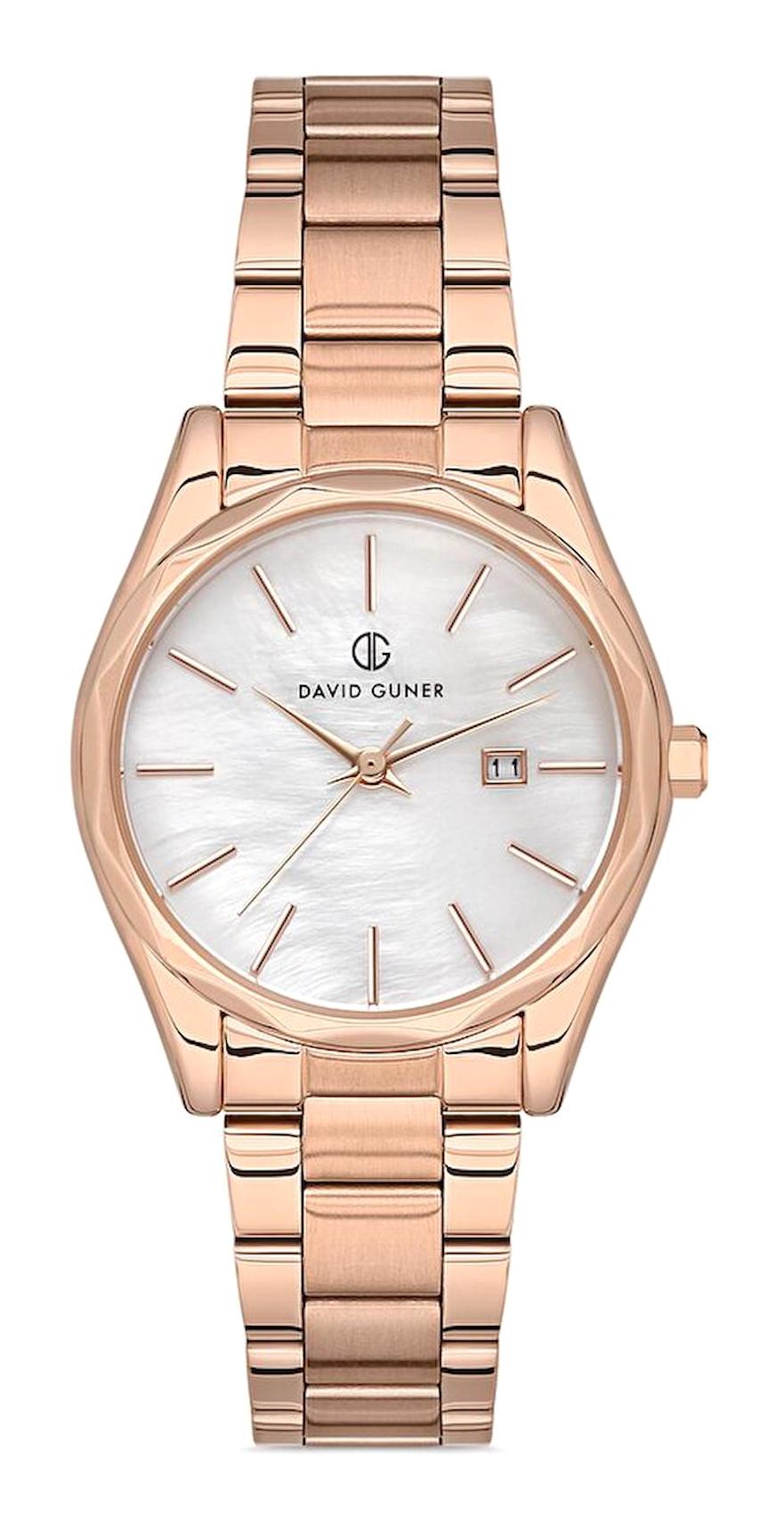 David Guner DG-8219LA-C1 33 mm Rose Gold Metal Kordon Analog Kadın Kol Saati