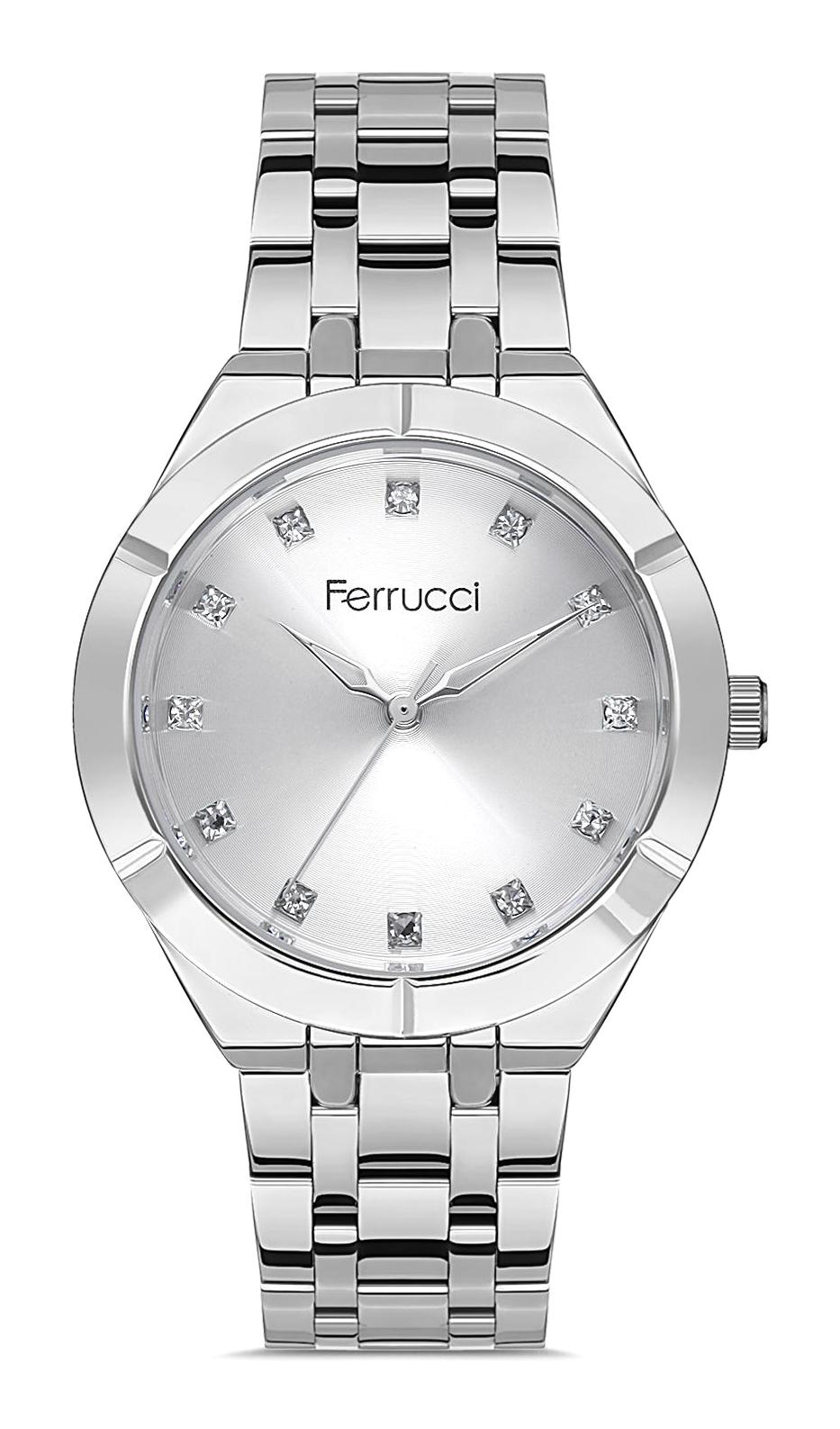 Ferrucci FC.14208M.01 34 mm Gri Metal Kordon Analog Kadın Kol Saati