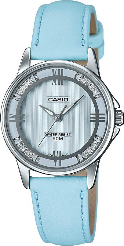 Casio LTP-1391L-2A 30 mm Mavi Deri Kordon Analog Kadın Kol Saati