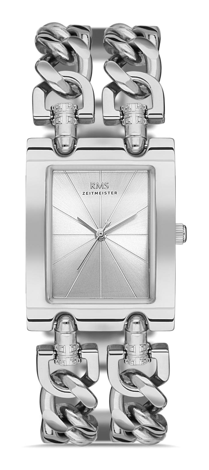 Romanson RMS.1.AG1474.01 28 mm Gri Çelik Kordon Analog Kadın Kol Saati
