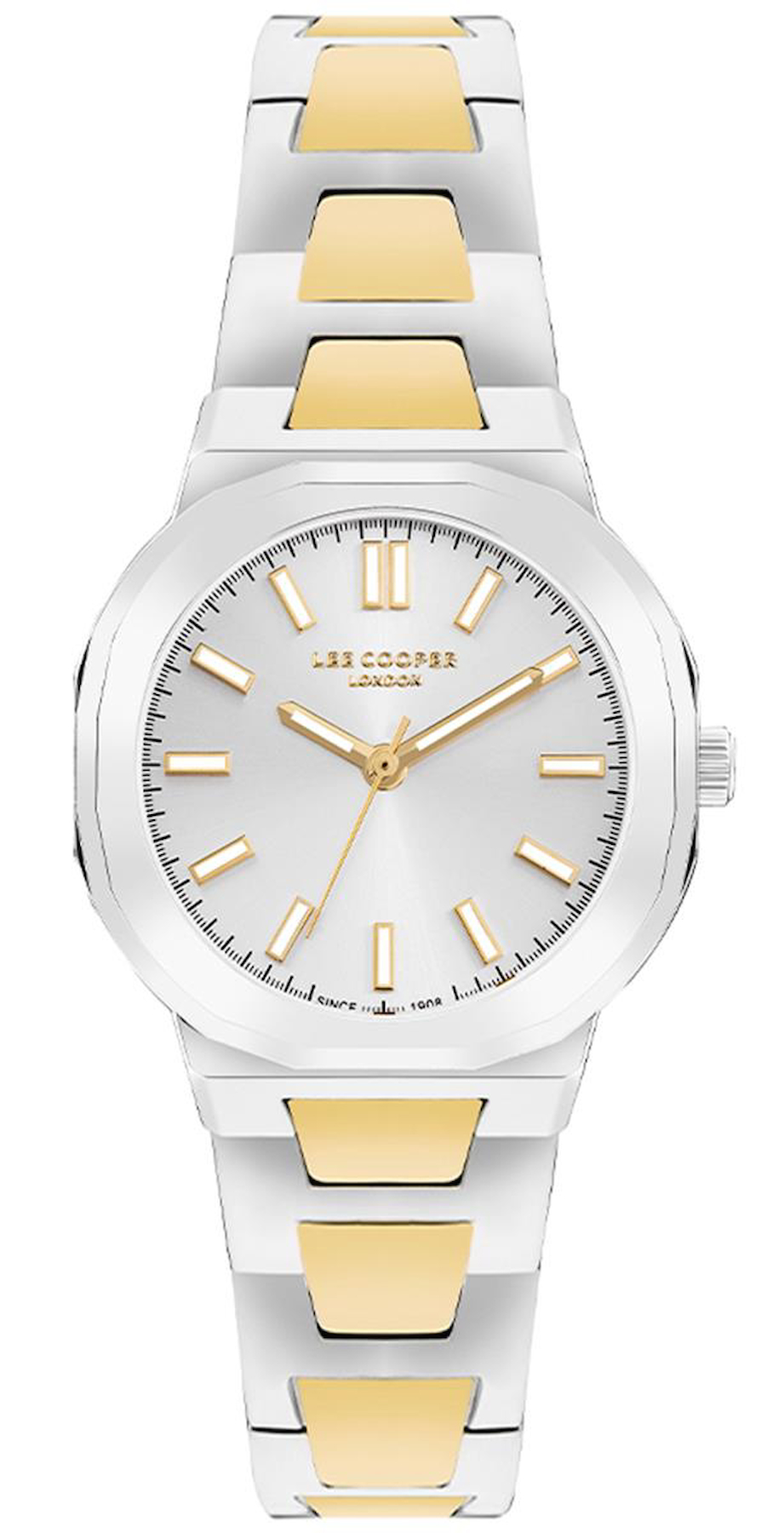 Lee Cooper LC07953.230 40 mm Gri Metal Kordon Analog Kadın Kol Saati