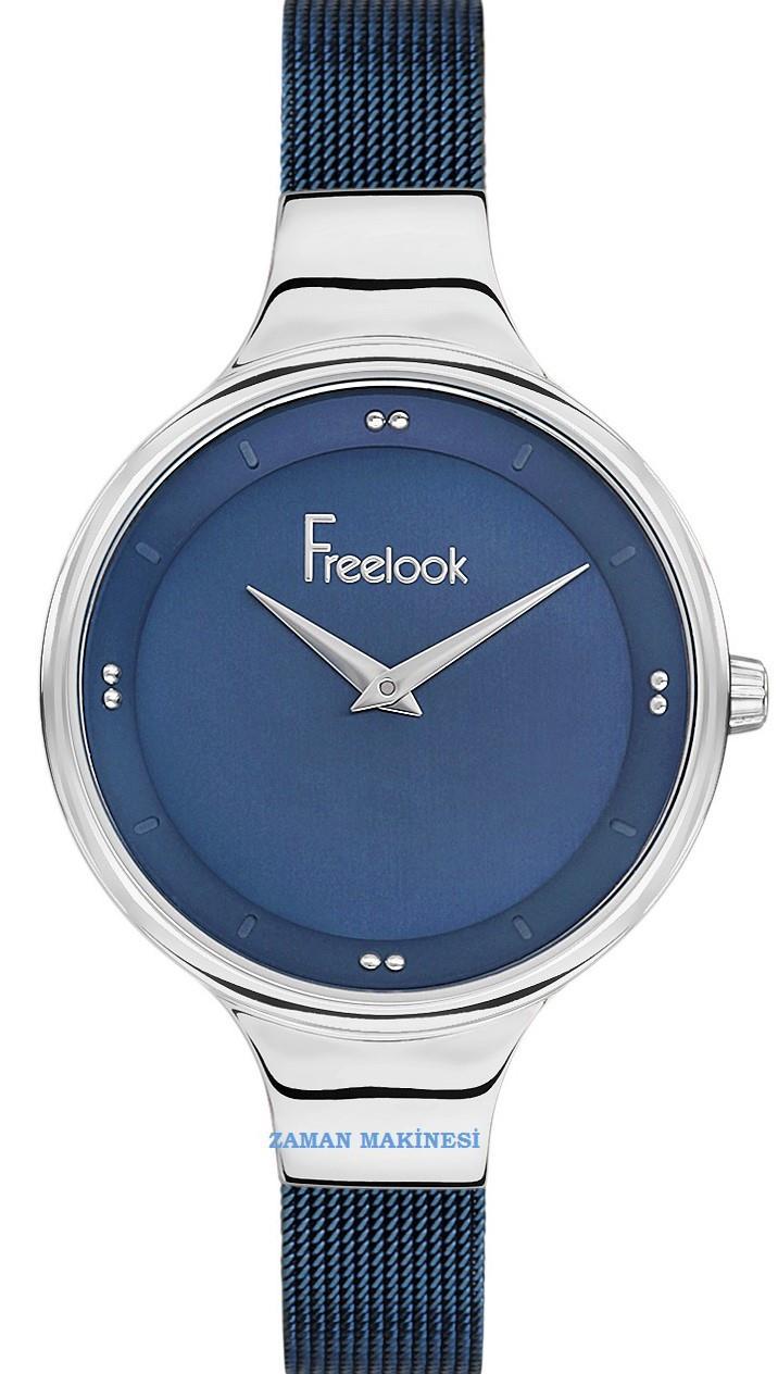 Freelook F.7.1014.07 38 mm Lacivert Çelik Kordon Analog Kadın Kol Saati