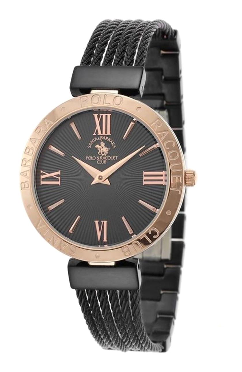 Santa Barbara Polo & Racquet Club SB.1.10019.5 36 mm Siyah Metal Kordon Analog Kadın Kol Saati
