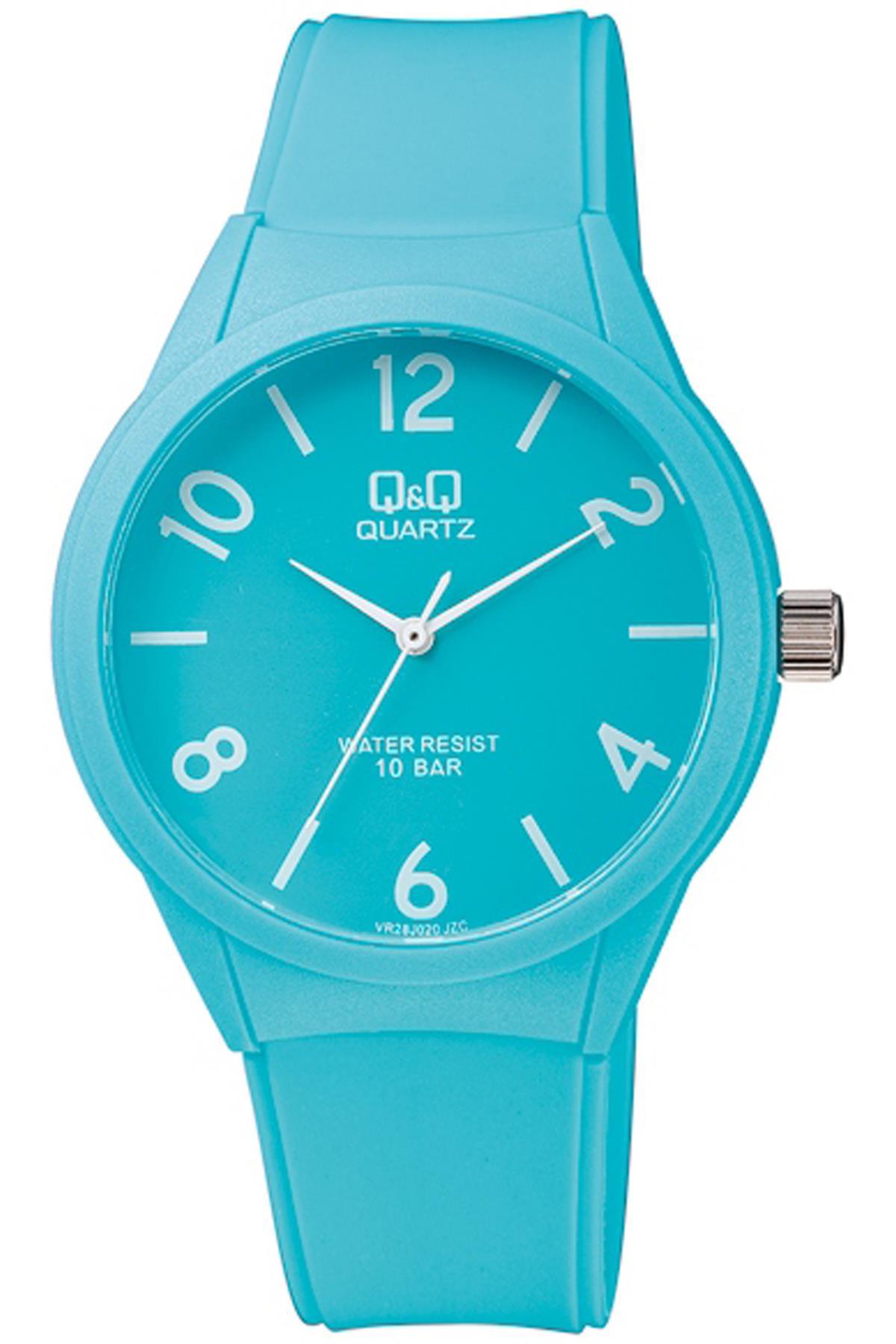 Q&Q 3P532 36 mm Mavi Silikon Kordon Analog Unisex Kol Saati