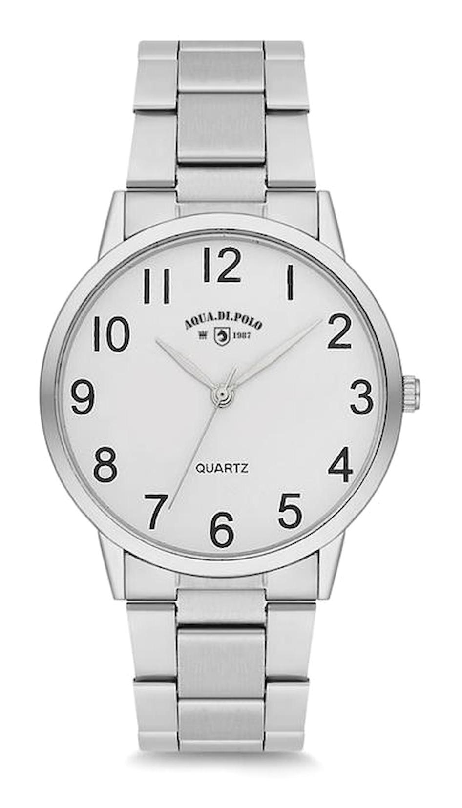 Aqua Di Polo APWR013005 30 mm Gri Metal Kordon Analog Kadın Kol Saati
