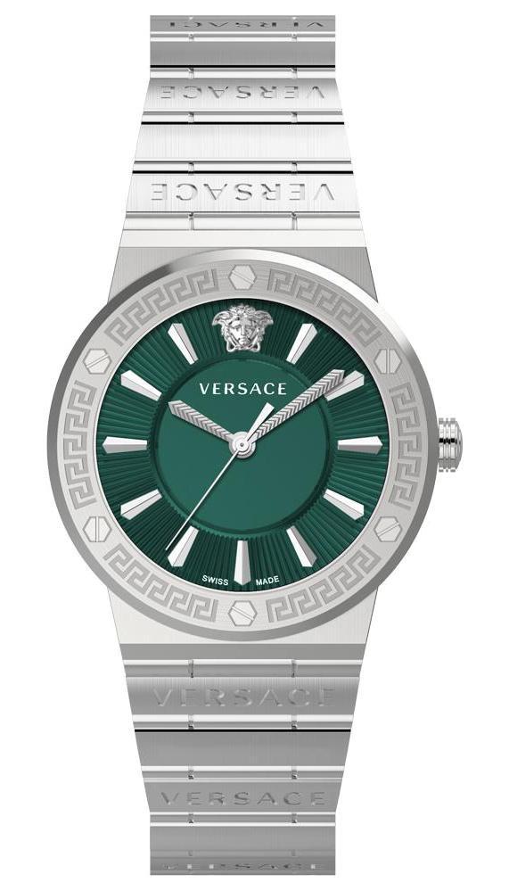 Versace VRSCVEVH00920 38 mm Gri Çelik Kordon Analog Kadın Kol Saati