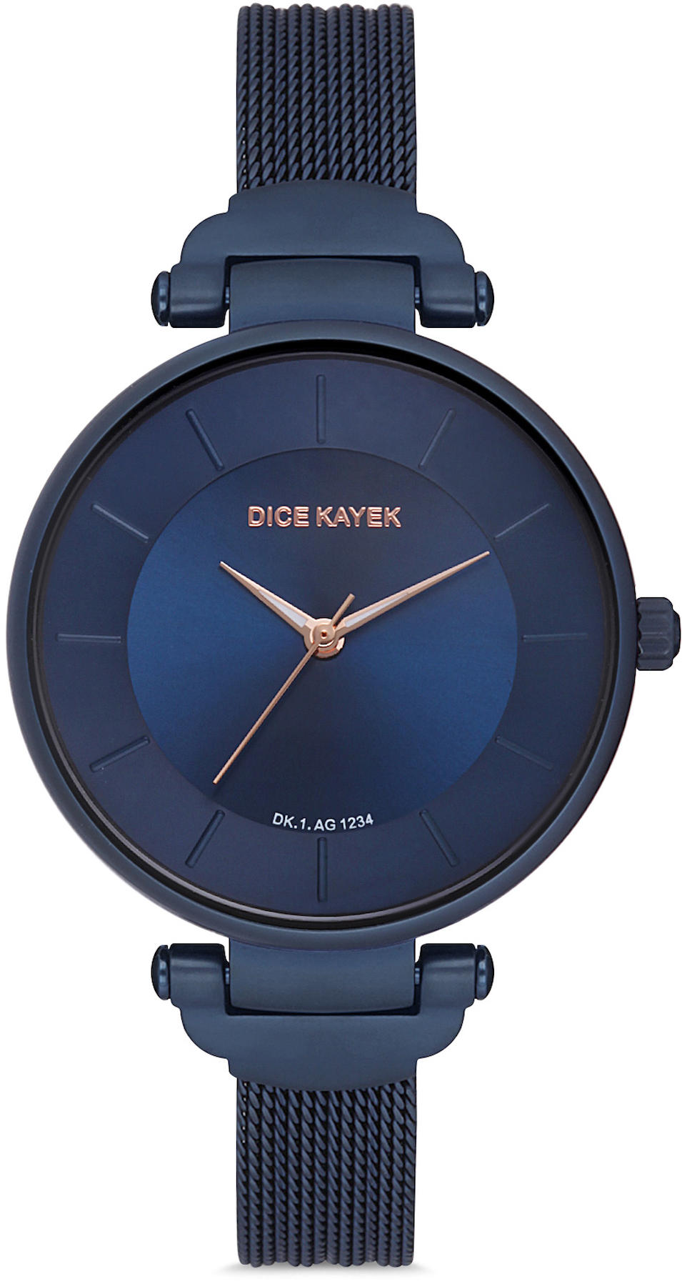 Dice Kayek DK.1.AG1234.08 28 mm Lacivert Metal Kordon Analog Kadın Kol Saati