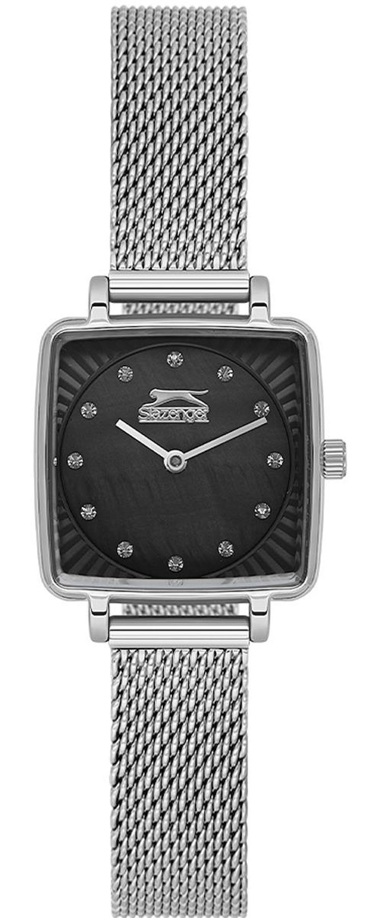 Slazenger SL.09.2255.3.01 25 mm Gri Metal Kordon Analog Kadın Kol Saati